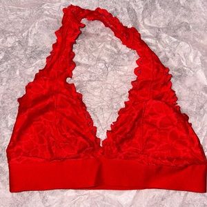 PINK - sexy red bralette